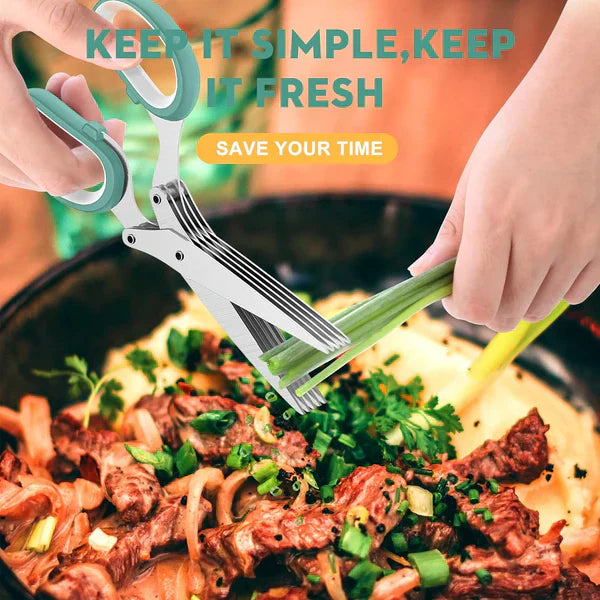 5-Blade Herb Scissor - Zero HUB