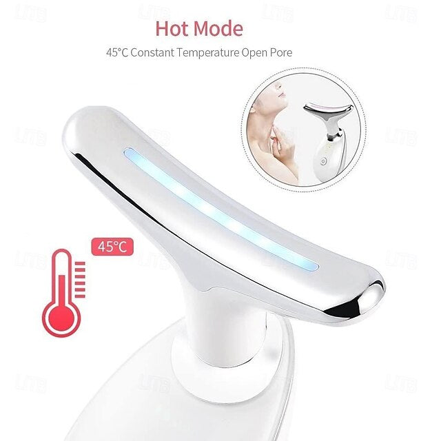 LED Neck Face Beauty Device Facial Massager - Zero HUB