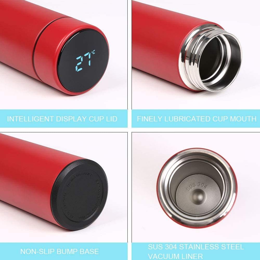 Smart Thermos Water Bottle LED Digital - Zero HUB