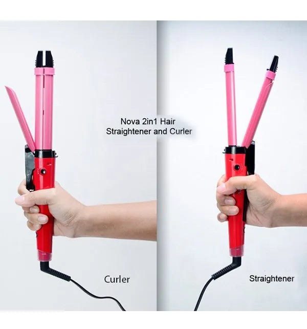Nova 2-in-1 Hair Straightener & Curler - Zero HUB