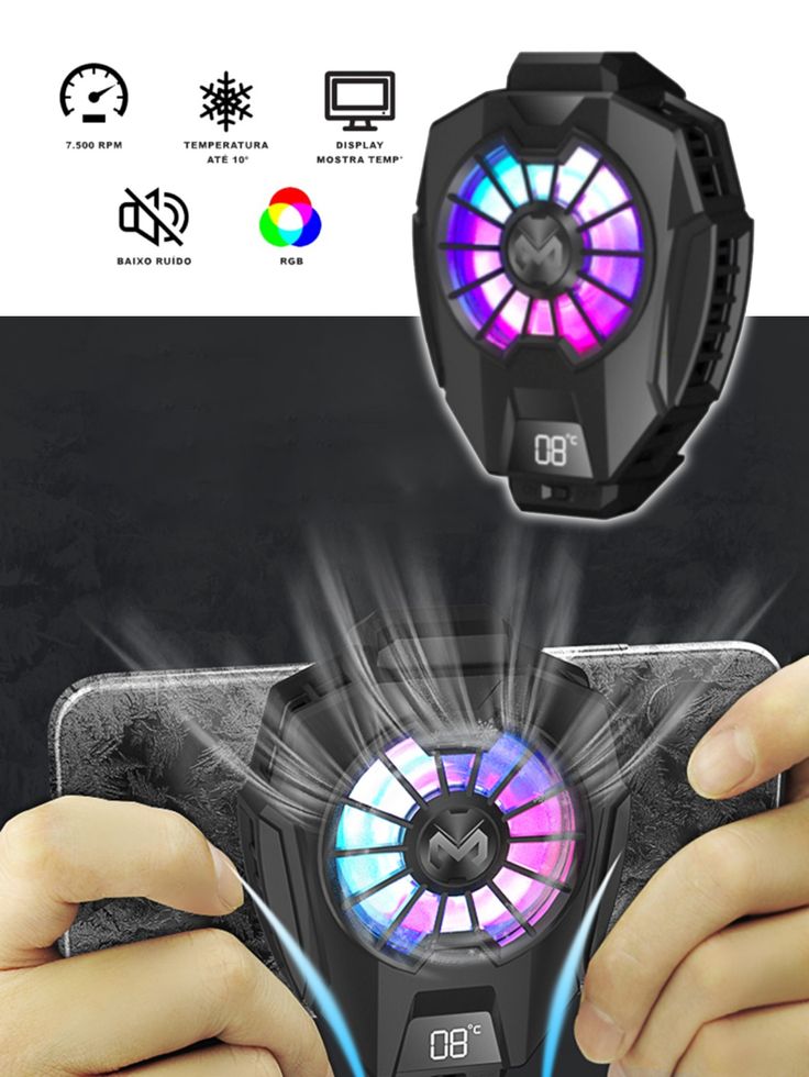 Phone Cooler Radiator Dual Fans - Zero HUB