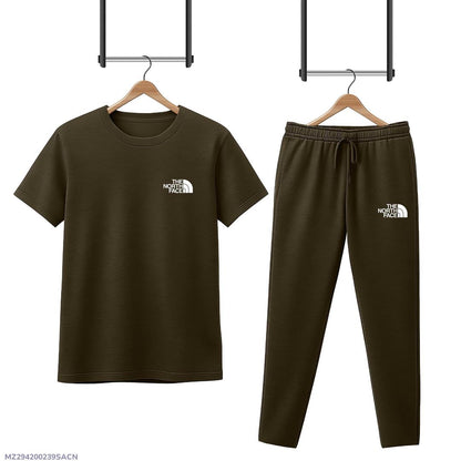 2Pcs Mens Printed Interlock Tracksuit - Zero HUB