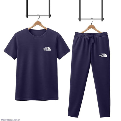 2Pcs Mens Printed Interlock Tracksuit - Zero HUB