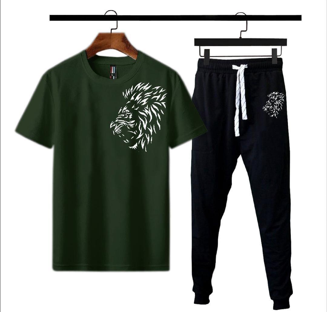 Mens Printed Tracksuit(Lion) - Zero HUB