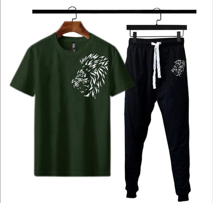 Mens Printed Tracksuit(Lion) - Zero HUB