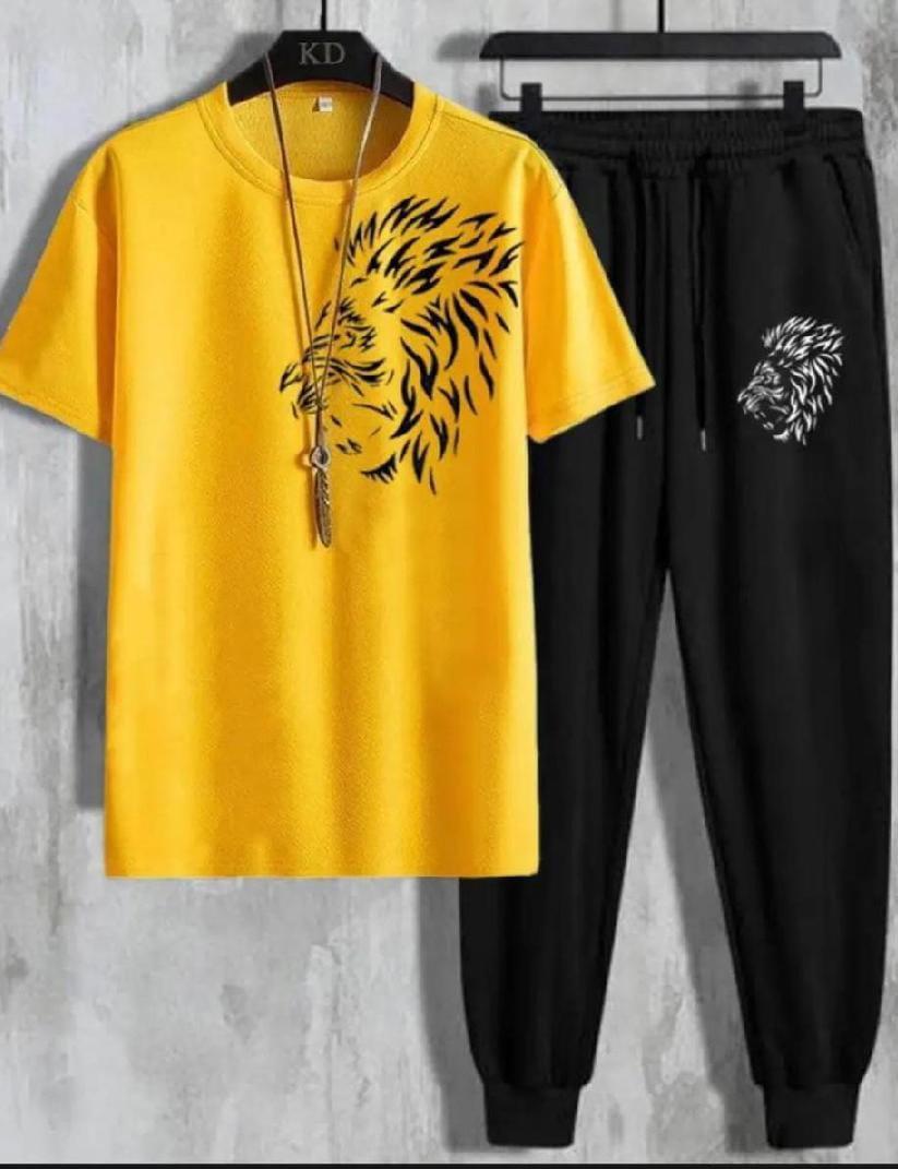 Mens Printed Tracksuit(Lion) - Zero HUB