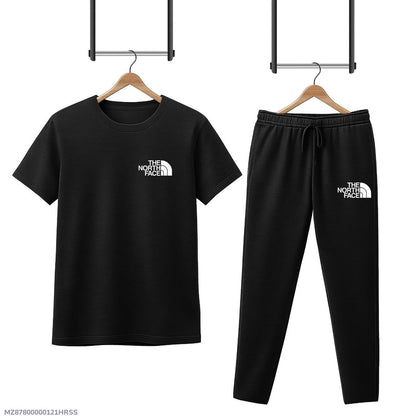 2Pcs Mens Printed Interlock Tracksuit - Zero HUB
