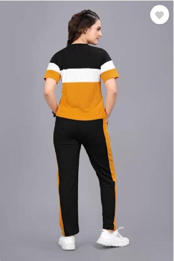 Stylish Yellow Printed Tracksuit - Zero HUB