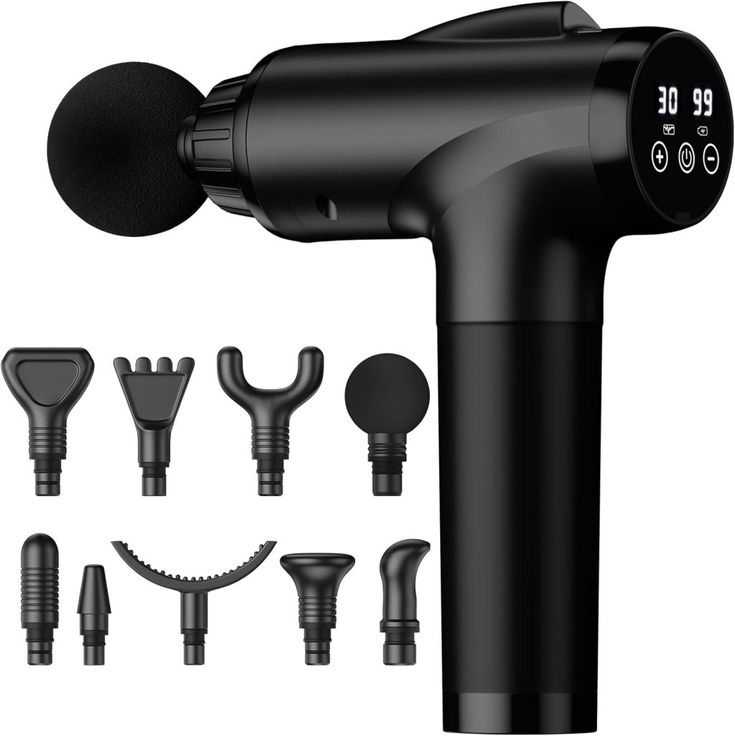 Black Mini Fascial Gun Deep Muscle Massager - Zero HUB