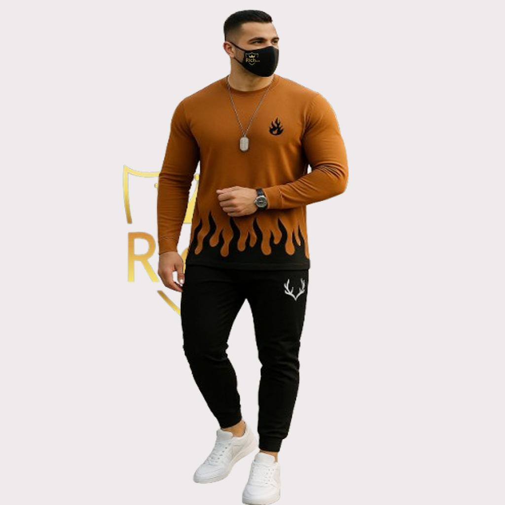 2Pcs Mens Micro Plain Tracksuit - Zero HUB