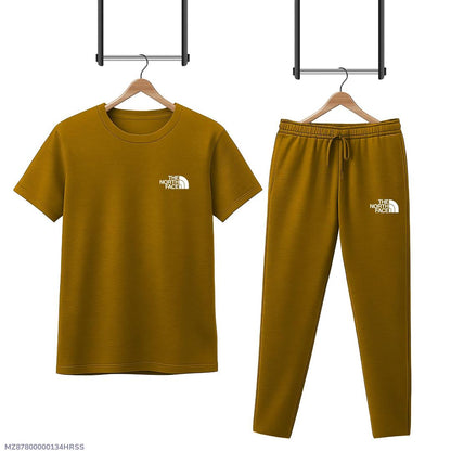2Pcs Mens Printed Interlock Tracksuit - Zero HUB