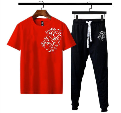 Mens Printed Tracksuit(Lion) - Zero HUB