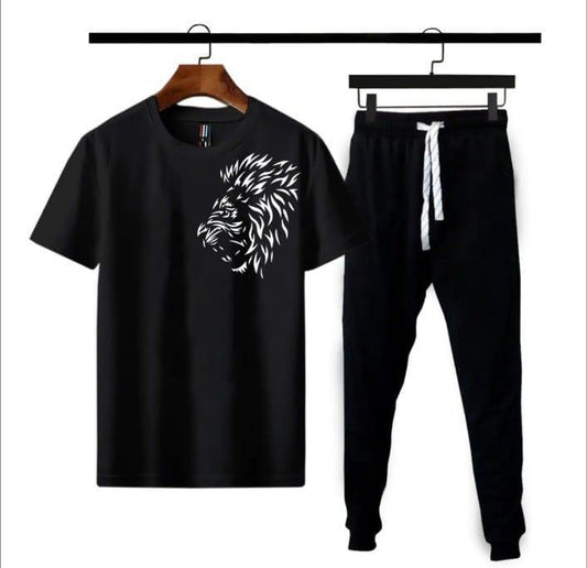 Mens Printed Tracksuit(Lion) - Zero HUB