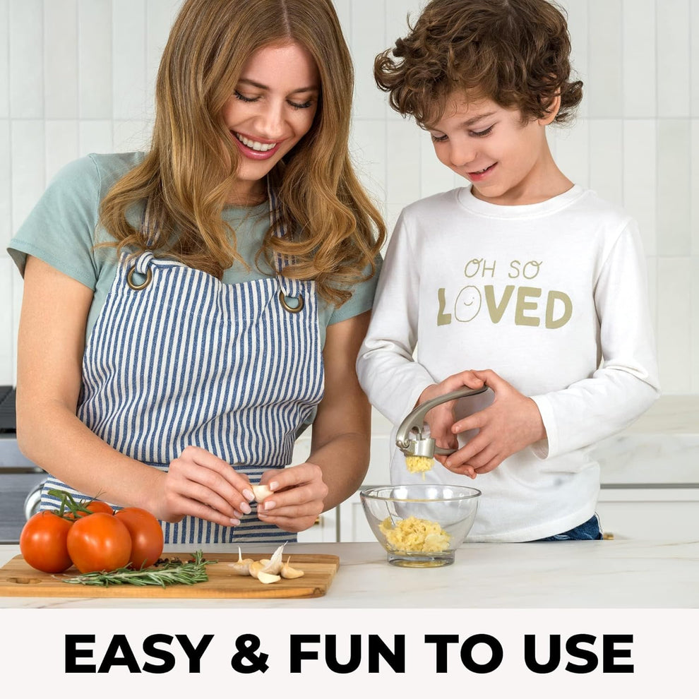 Kitchen Premium Garlic Press Set - Zero HUB