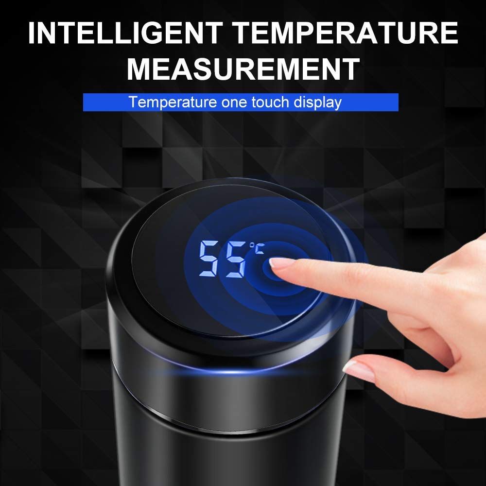 Smart Thermos Water Bottle LED Digital - Zero HUB
