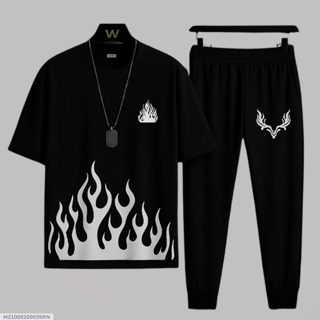 2Pcs Mens Micro Plain Tracksuit - Zero HUB