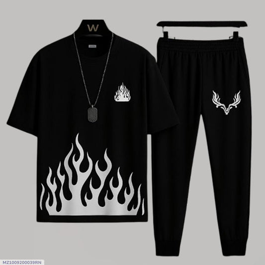 2Pcs Mens Micro Plain Tracksuit - Zero HUB