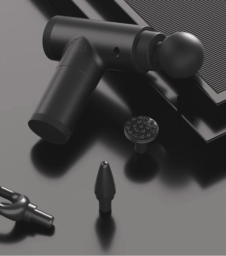 Black Mini Fascial Gun Deep Muscle Massager - Zero HUB